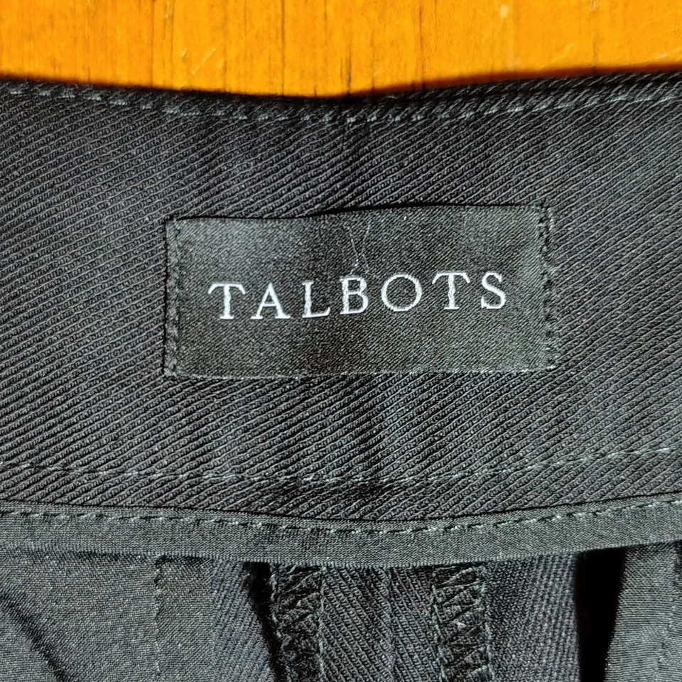 Talbots Greenwich Pant Women's 14P Petite Black Trouser Business Casual - Image 3 of 4