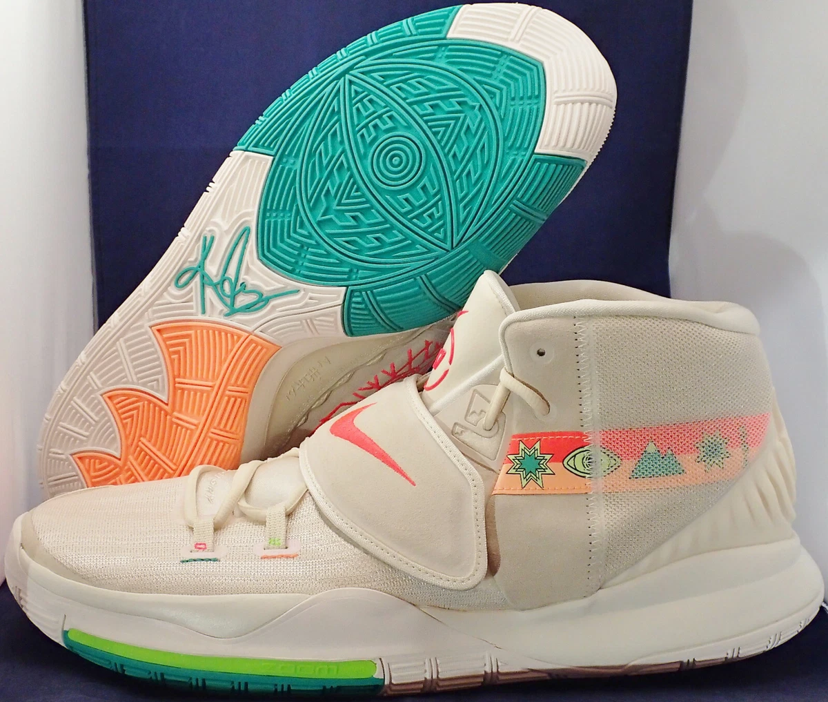 正規版 ナイキ NIKE カイリー スニーカー 【 KYRIE N7 SAIL LIGHT CREAM ELECTRIC GREEN FLASH CRIMSON 】 靴 ナイキ NIKE カイリー クリーム 緑 グリーン クリムゾン