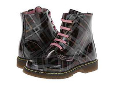 Dr. Martens Style Pablosky Combat Leather Boots Size 9.5US Toddler EU27 UK9 18cm
