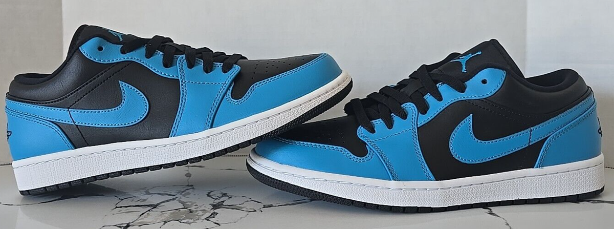 aj1 low laser blue black