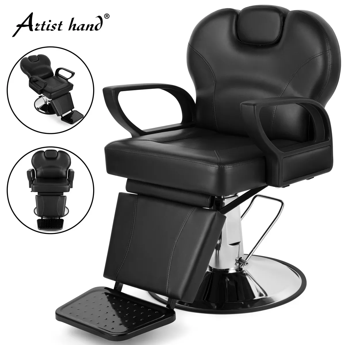 All Purpose Reclining Heavy Duty Hydraulic Barber Chair Salon
