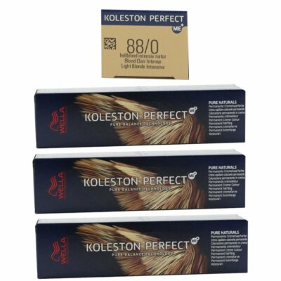 Wella Koleston 3 x 60 ml 88/0 hellblond intensiv natur Set