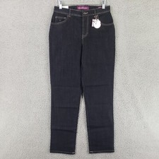 New Gloria Vanderbilt Amanda Stretch Classic Fit Dark Wash Jeans Women's Size 8