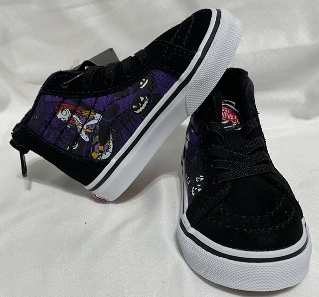 vans x the nightmare before christmas sk8 hi zip jack's lament skate shoe