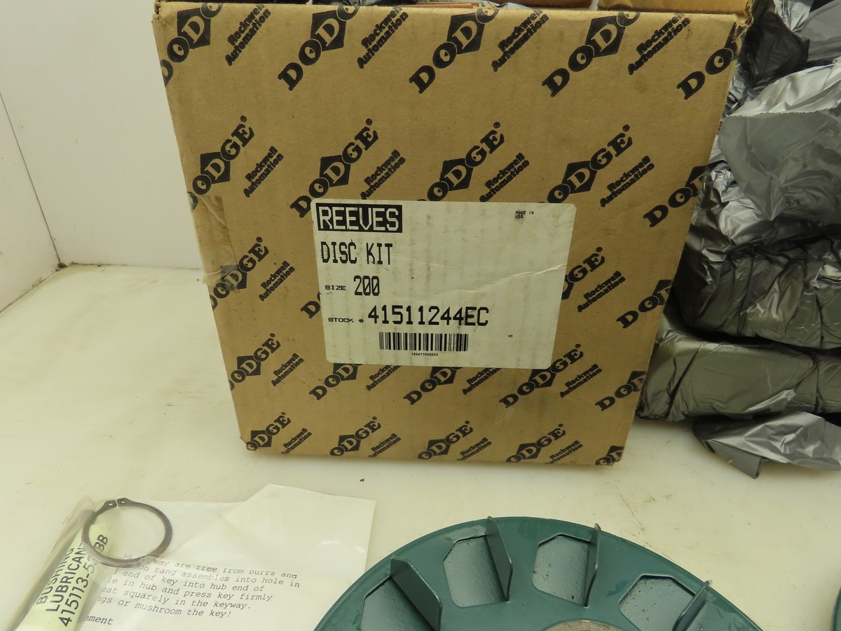 Dodge 41511244EC Reeves Drive Disc Kit 200MD/2ULTIM | eBay