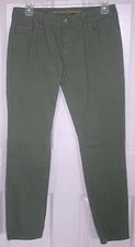 NWOT Arizona Jeans Co. Pistachio Twill F/F 5 Pocket Khakis Sz 12 1/2 Plus