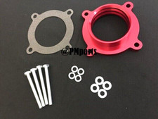 Red Billet Aluminum Throttle Body Spacer For 2007-2011 Jeep Wrangler Jk 3.8l V6 Red Billet Aluminum Throttle Body Spacer For 2007-2011 Jeep Wrangler Jk 3.8l V6