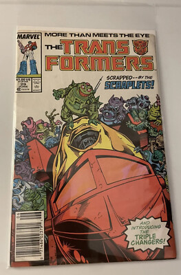 The Transformers Marvel Comics Vol 1 Issue 29 June 1987 Newsstand Vtg Copper Age