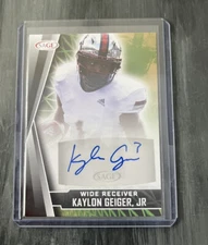2022 Sage Kaylon Geiger Jr. Rookie Auto Texas Tech Tampa Bay Bucs