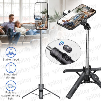 Smartphone Handy Selfie Stick Bluetooth Stativ Teleskop Stange mit Fernbedienung
