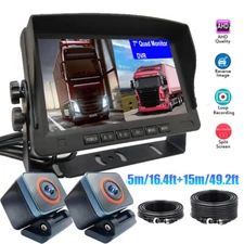 NEW AHD Rear View Backup Camera Heavy Vehicle 7" Monitor DVR Recorder RV Truck