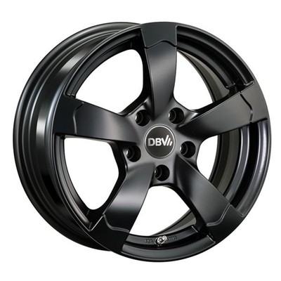 1x DBV TORINO II schwarz matt 7.0Jx16 5x114.3 ET40