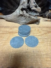 10 Pieces- 1.75" Slate SLIGHT SECONDS  Disc for Friction Turkey Call Supplies