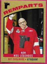 2022 Quebec Remparts 25th Anniversary GUY CHOUINARD Legends Bronze Parallel 6/20