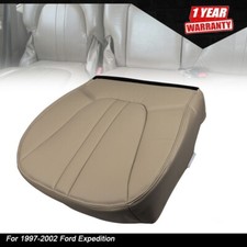 Leather Seat Cover Tan Driver Bottom For Ford Expedition Eddie Bauer 1997-2002