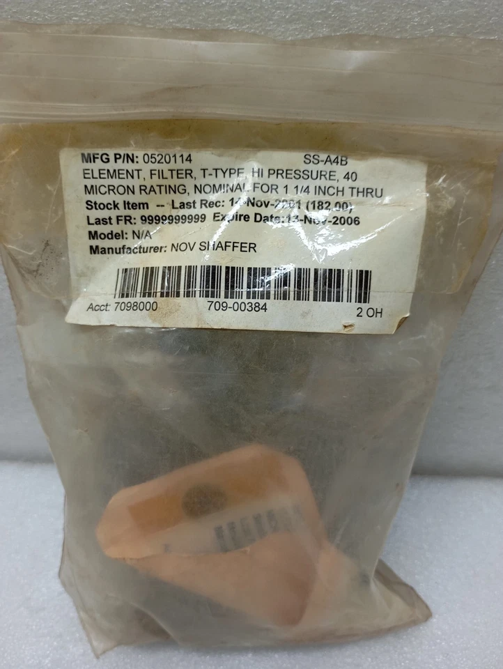 ELEMENTO FILTROS H/R P/N 21-50006-1 L/N05 ABS.MIC 60 Foto 3 de 4