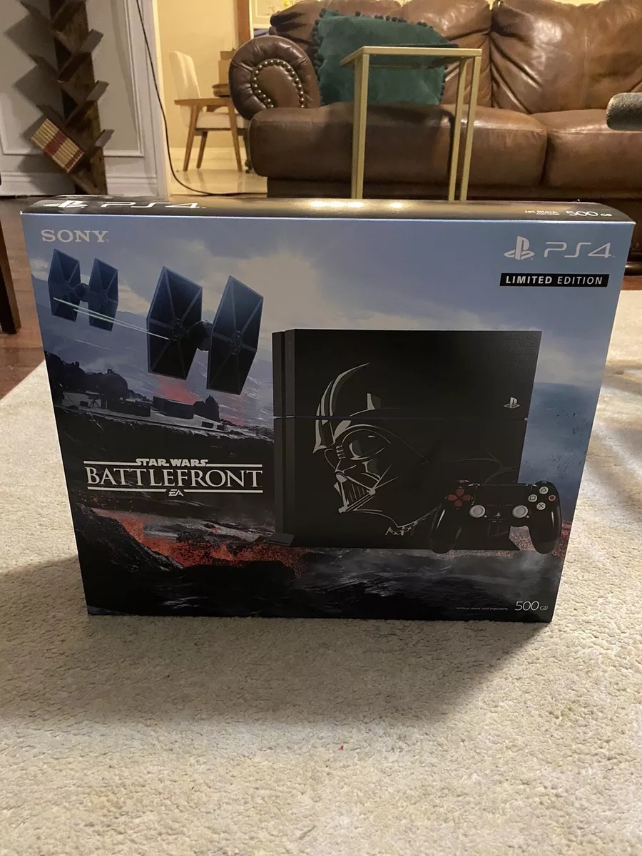 Sony PlayStation 4 Star Wars Battlefront Gaming 500GB Jet Black Console for  sale online