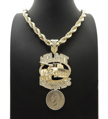 ICED NO LIMIT TANK PENDANT & 8mm 18