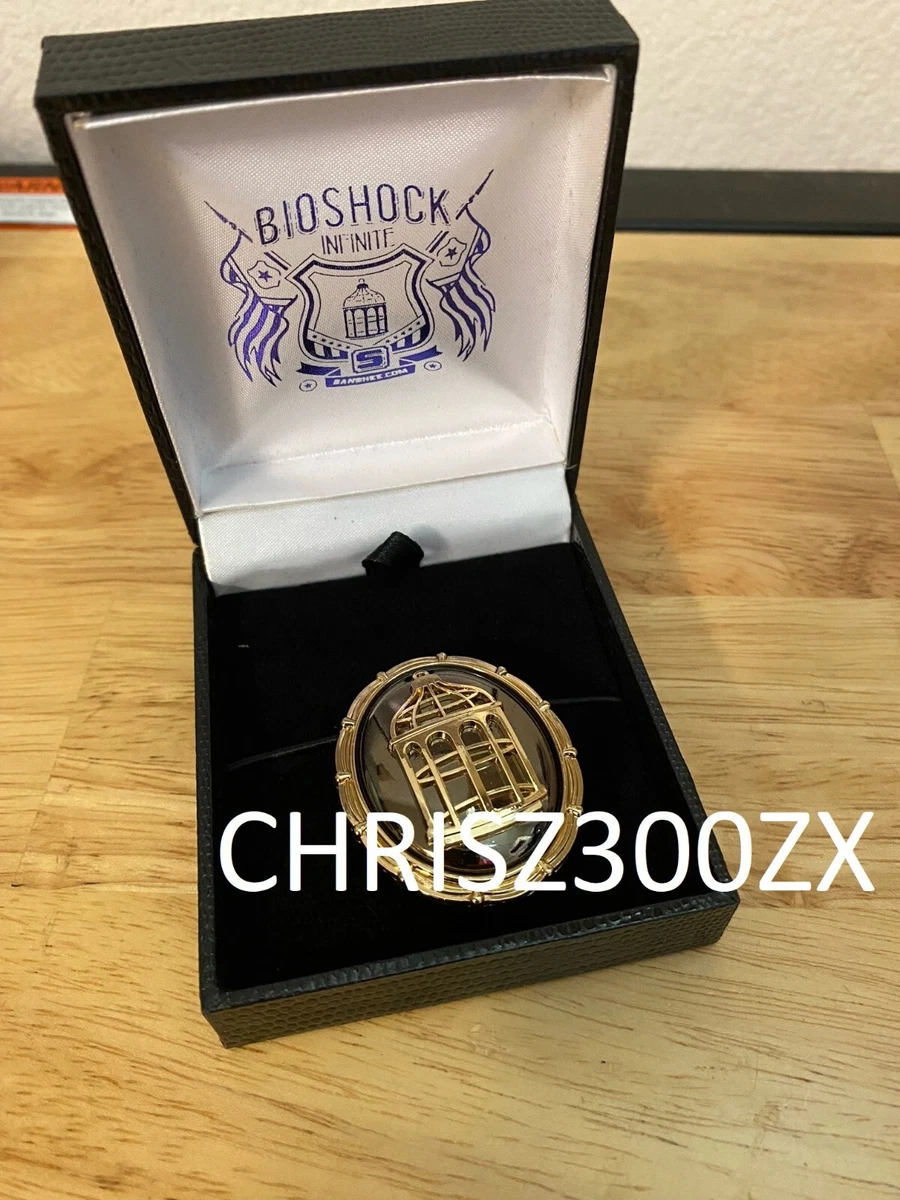Bioshock Infinite Elizabeth Song Bird CAGE Cameo Pendant Brooch