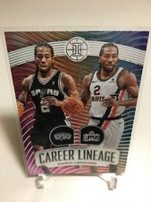Kawhi Leonard 2019-20 Panini Illusions Career Lineage Insert #17 Clippers Pink