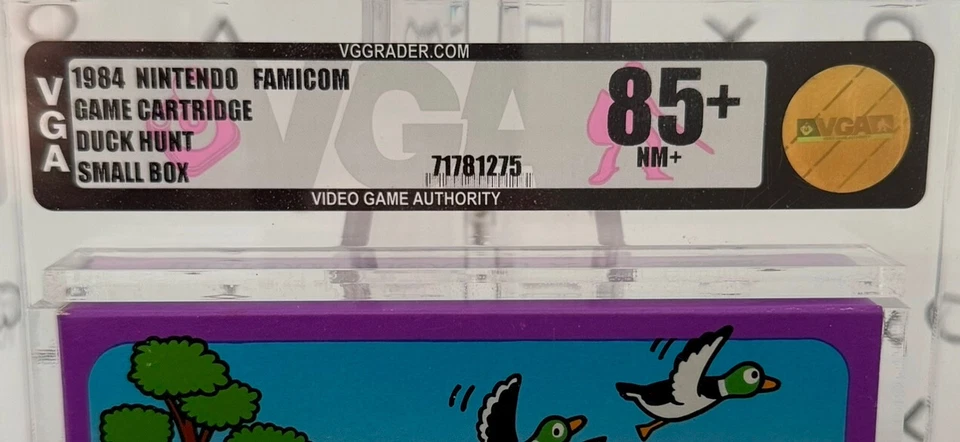 Duck Hunt Sealed - Nintendo Famicom Japanese - VGA 85+ - First Print Purple Box - Image 3 of 4