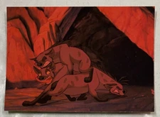 Disney 1994 THE LION KING Series 1 Trading Card #62 "Eeeee-yaaaaa!"