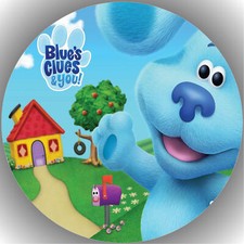 Tortenaufleger Geburtstag Tortenbild Fondant  Oblate Blues Clues P1