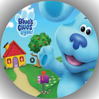 Tortenaufleger Geburtstag Tortenbild Fondant  Oblate Blues Clues P1