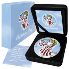 2019 1oz $1 USD American Silver Eagle Mother