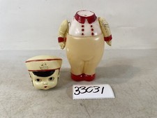 Juguete de celuloide vintage de los años 30 banda de soldado oficial de policía Japón 33C31