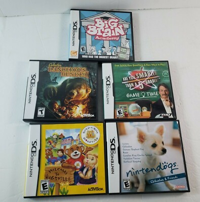 Cabela's Dangerous Hunts 2011 - Nintendo DS & 4 More Games Lot Educational Kids