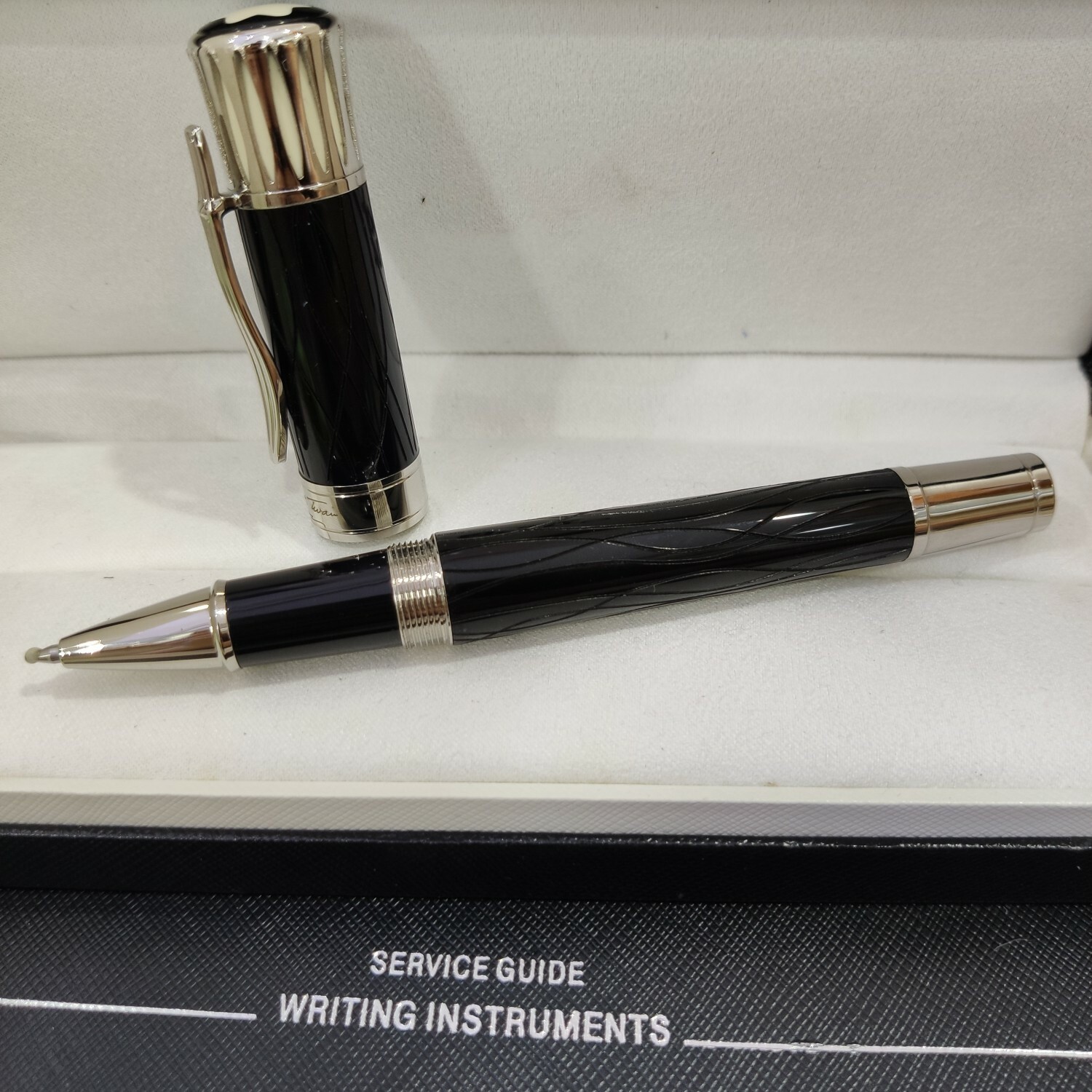 Deluxe Writers Series Black Color 0.7mm Rollerball Pen No Box