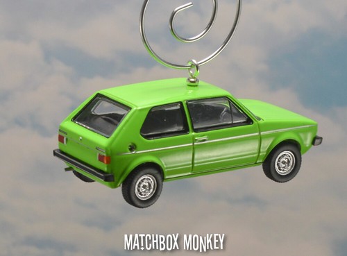 Volkswagen Rabbit Golf Mk1 Custom Christmas Ornament 1/64 Adorno Typ 17 A1 GTI - Picture 9 of 12