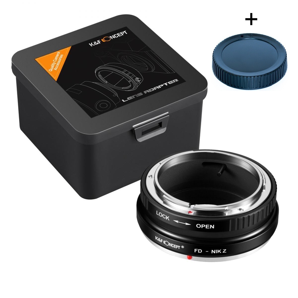 K&F Concept adapter Pentax K till Nikon Z – hög precision