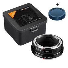 K F Concept PK-NIK Z lens adapter for Pentax K lens to Nikon Z with rear cap