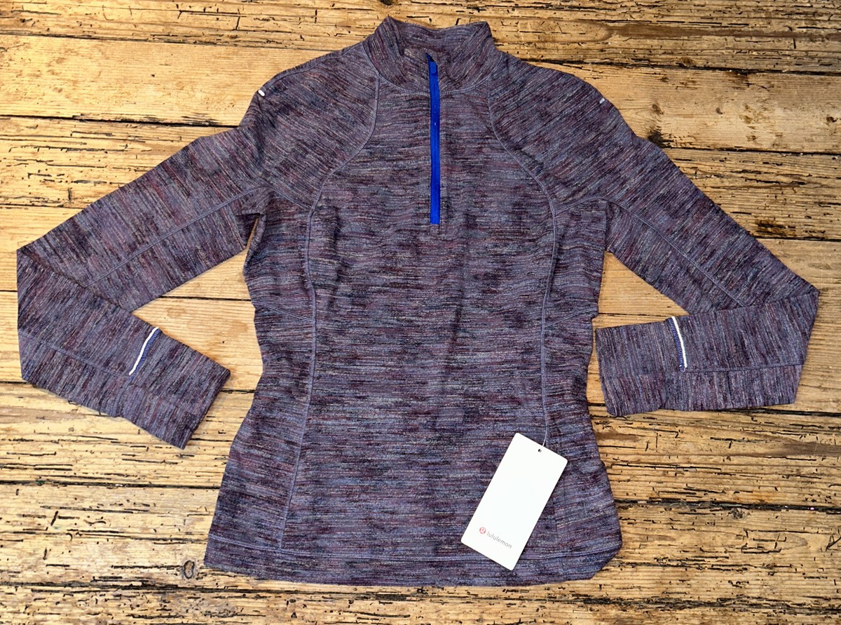 Lululemon Women's Size 8 Multicolor It's Rulu Run Half Zip