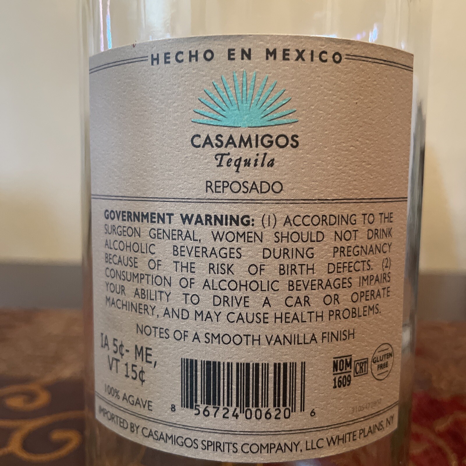 Celebrity Tequila CASAMIGOS Clooney) Entire Family Blanco