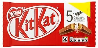 KitKat 2-Finger - 5 Riegel x 20,7g pro Packung - Einzelpackung