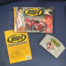 Ridge Racer (Nintendo 64 N64) Complete in Box CIB Manual Box Mint Cartridge