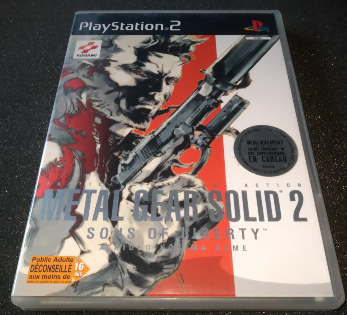 Jeu vidéo Playstation PS2 Metal Gear Solid 2 Sons of Liberty complet