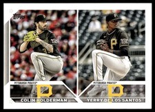 2023 Topps Update Colin Holderman/Yerry De Los Santos RC Pittsburgh Pirates