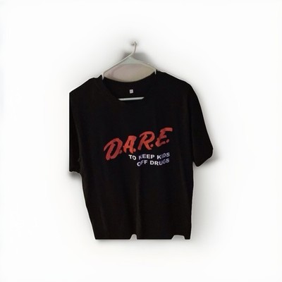Black And Red D.A.R.E. XL Tee Shirt