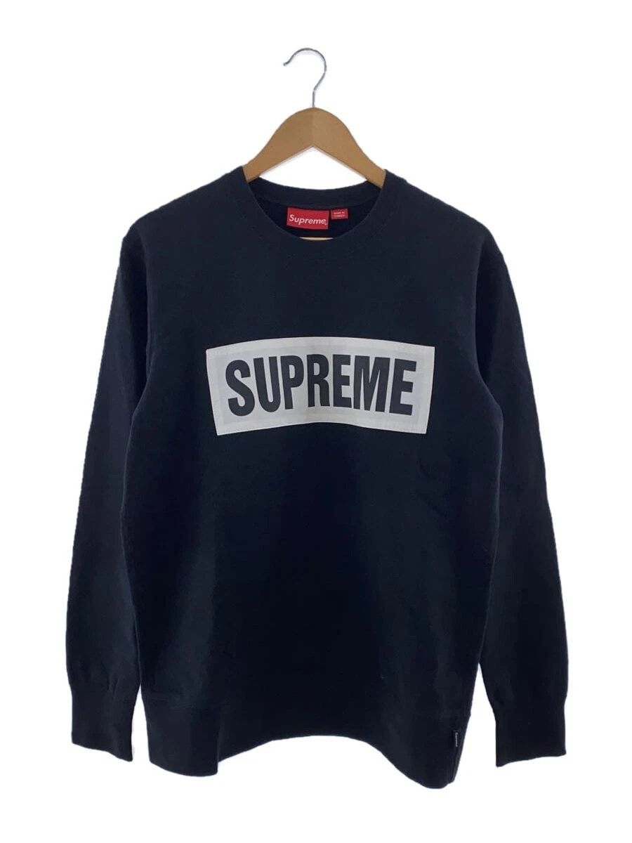 Sweat col rond Supreme noir S Occasion