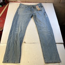 Levi s 505 Jeans Men 36x32 Regular Fit Denim Medium Wash Straight Workwear NWT