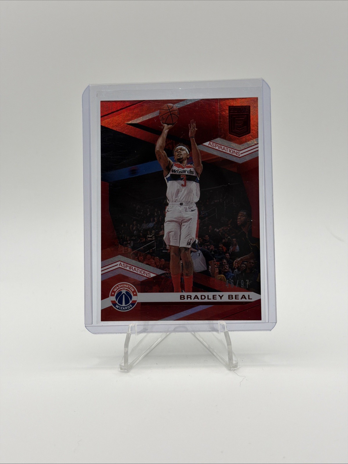 2019-20 Elite Bradley Beal #52 Aspirations Parallel /97