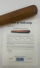 JAY JOHNSTONE H&B GAME USED S2 (1969-72) *PSA* 2 TIME WORLD SERIES CHAMP