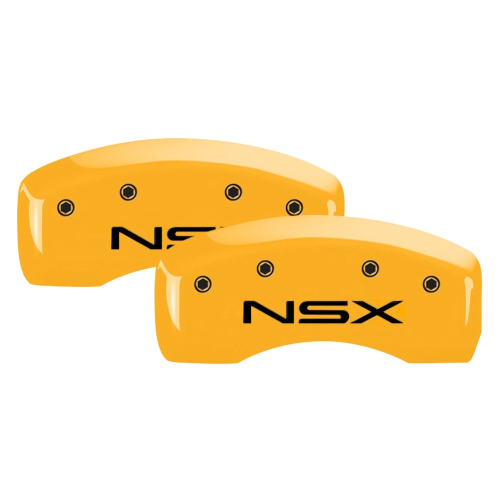 For Acura NSX 02-05 Caliper Covers Gloss Yellow Caliper Covers w Acura / NSX
