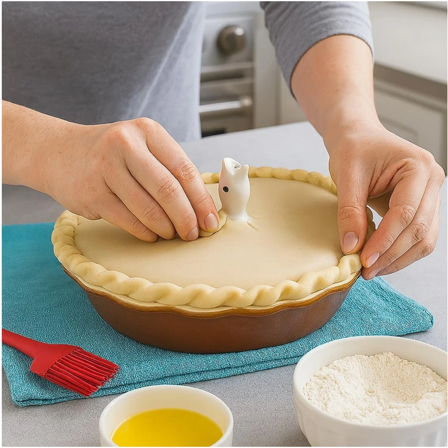Decorative Pie Bird for Flawless Crusts