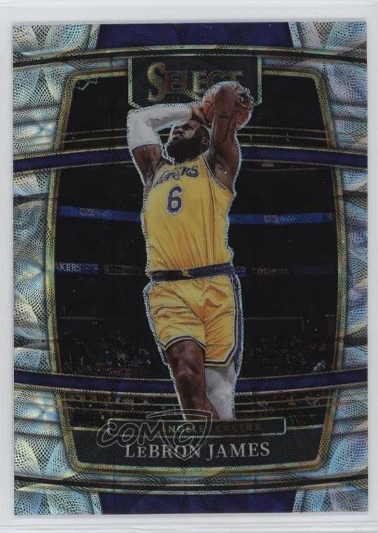 2021-22 Panini Select Concourse Scope Prizm LeBron James #100 1u6