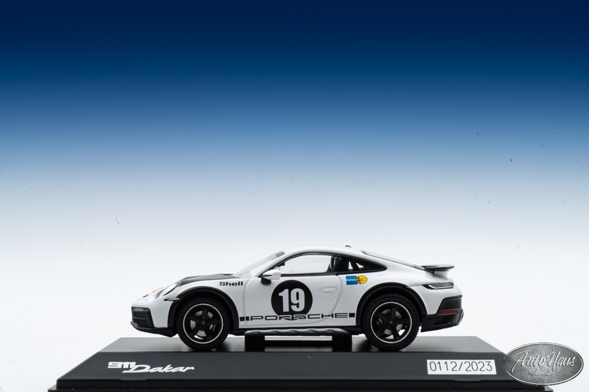 1/43 Spark Porsche 911 Dakar (992) #14 White 🤝ALSO OPEN FOR TRADE